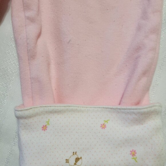 Gymboree Brand New Baby lamb pink Used 12-18 month reversible pants. small mark - Picture 3 of 3